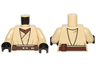 Torso SW Layered Shirt, Reddish Brown Undershirt, Reddish Brown Belt Pattern / Tan Arms / Black Hands