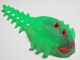 Hero Factory Brain with Molded Hard Plastic Red Eyes and Spikes Pattern - Flexible Rubber