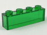 Brick 1 x 4 without Bottom Tubes