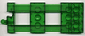 Duplo, Train Track End with 2 x 4 Plate on One End