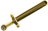 Minifigure, Weapon Sword, Greatsword Round