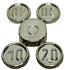 Minifigure, Utensil Coins on Sprue (10, 20, 30, 40) Type 1