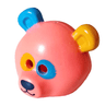 Minifigure, Headgear Mask Bear Rounded with Dark Azure and Bright Light Orange Ears and Eye Patches, Black Nose and Mouth Pattern