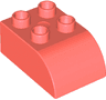 Duplo, Brick 2 x 3 Slope Curved