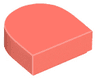 Tile, Round 1 x 1 Half Circle Extended