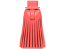 Mini Doll Hips and Skirt Full Length with Black Pleat Lines Pattern - Thin Hinge