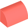Slope, Curved 1 x 2 with Bottom Stud Holder