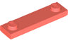 Plate, Modified 1 x 4 with 2 Studs with Groove