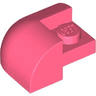 Slope, Curved 2 x 2 Corner Round with Recessed Stud