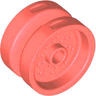 Wheel 18mm D. x 12mm with Pin Hole and Stud, Dotted Brake Rotor Lines