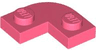 Plate, Round Corner 2 x 2 with 1 x 1 Cutout