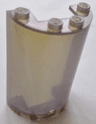 Cylinder Half 2 x 4 x 5 with 1 x 2 Cutout