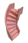 Stairs 6 x 6 x 9 1/3 Curved Enclosed