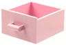 Container, Cupboard 4 x 4 x 4 Drawer, Open Handle