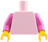 Torso Plain / Dark Pink Arms / Yellow Hands