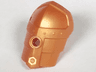 Large Figure Armor, Shoulder with Smooth Layered Plates and Pin Hole
