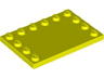 Tile, Modified 4 x 6 with Studs on Edges