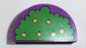 Duplo, Brick 2 x 4 x 2 Slope Curved Double with 'Winnie the Pooh' and Tree with Apples Pattern on Opposite Sides