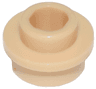 Plate, Round 1 x 1 with Open Stud
