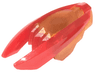 Minifigure, Weapon Ninjago Time Blade with Molded Trans-Red Claws and Blades Pattern