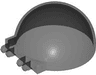 Windscreen 6 x 6 x 3 Canopy Dome Half Sphere with Dual 2 Fingers