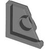 Tile, Modified 2 x 2 Wedge Right