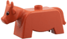 Duplo Cow Adult with Black and White Eyes Pattern