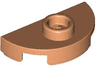 Plate, Round 1 x 2 Half with 1 Stud (Jumper)