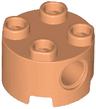 Brick, Round 2 x 2 with Pin Holes
