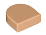 Tile, Round 1 x 1 Half Circle Extended