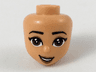 Mini Doll, Head Friends with Dark Brown Eyes, Medium Nougat Lips Pattern (Jasmine)