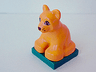 Duplo Lion Baby Cub on Green Base