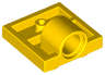 Plate, Modified 2 x 2 with Pin Hole - Full Cross Support Underneath