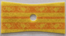Minifigure Poncho Cloth with Dark Orange Stripes and Squares Pattern