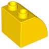 Duplo, Brick 2 x 2 x 1 1/2 Slope Curved