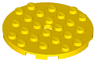 Plate, Round 6 x 6 with Hole