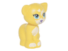 Cat, Friends Style, Sitting with Dark Turquoise Eyes, Dark Purple Nose and White Patches and Paws Pattern