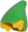 Minifigure, Headgear Hat, Elf / Dwarf with Pointed Ears with Bright Green Top Pattern