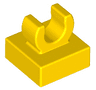 Tile, Modified 1 x 1 with Open O Clip