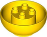 Duplo, Brick Round 4 x 4 x 1 1/2 Dome Bottom with 2 x 2 Studs