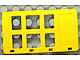Duplo Door / Window Pane 1 x 3 1/2 x 5 1/3 with Six Panes