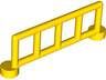 Duplo Fence 1 x 6 x 1 1/2 Railing with 5 Posts