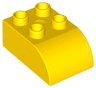 Duplo, Brick 2 x 3 Slope Curved