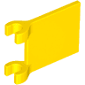 Flag 2 x 2 Square with Flat Edge