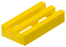 Tile, Modified 1 x 2 Grille without Bottom Groove