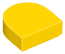 Tile, Round 1 x 1 Half Circle Extended