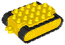 Duplo Caterpillar Base with Black Treads