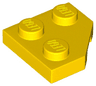 Wedge, Plate 2 x 2  Cut Corner