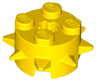 Brick, Round 2 x 2 with Spikes and Axle Hole