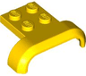 Vehicle, Mudguard 4 x 3 x 1 with Arch Curved